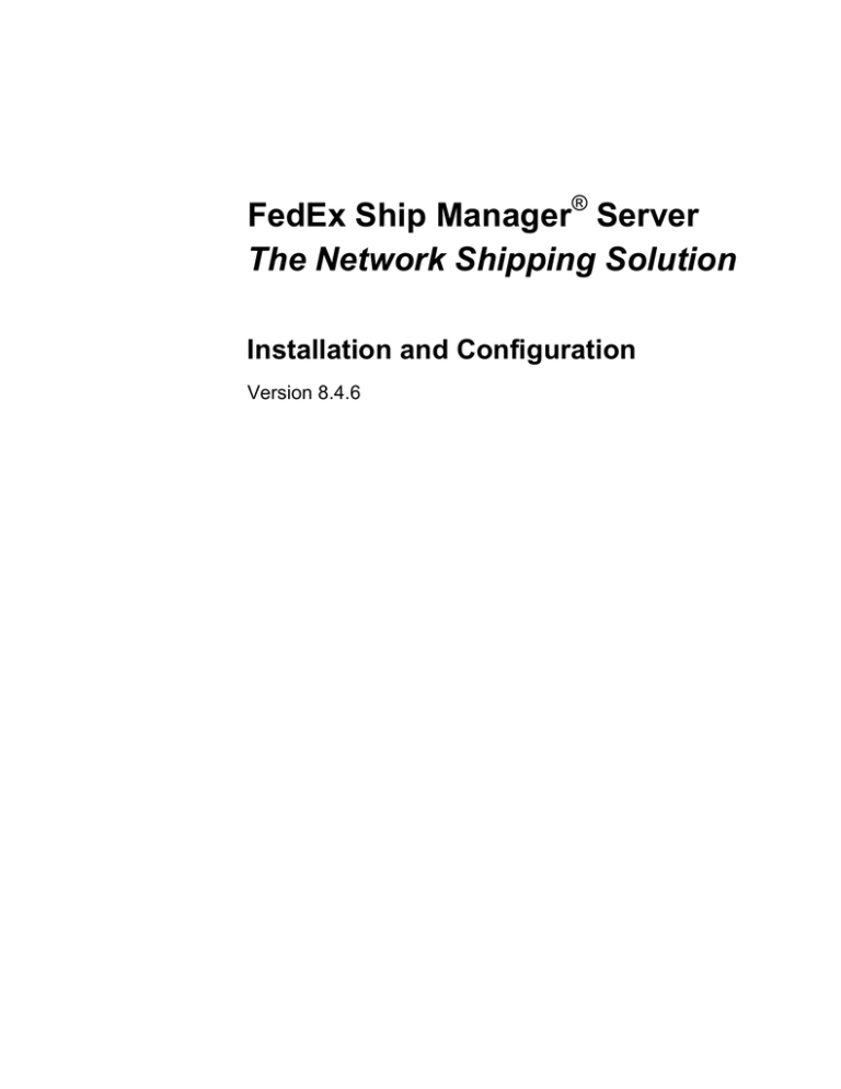 FSMS Developer Guide version 8.4 FSMS Developer Guide version 8.4