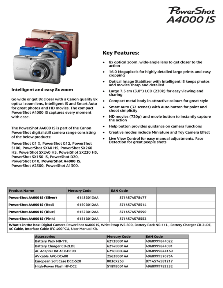Key Features Key Features