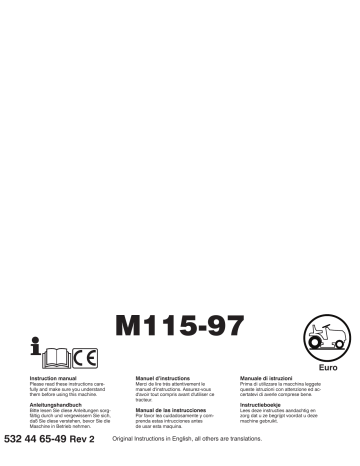 M115-97 - McCulloch M115-97 - McCulloch