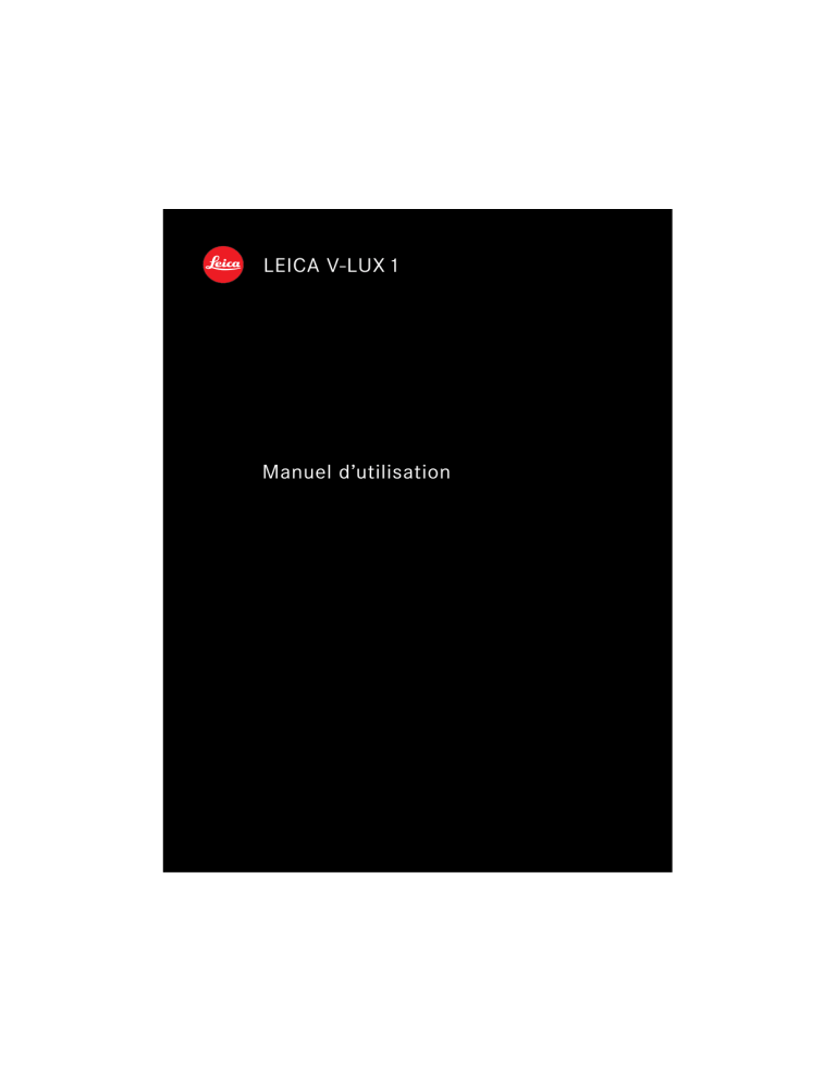Leica V-LUX 1 Instructions Leica V-LUX 1 Instructions