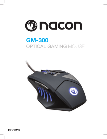 Nacon GM-300 Instruction Booklet | Manualzz