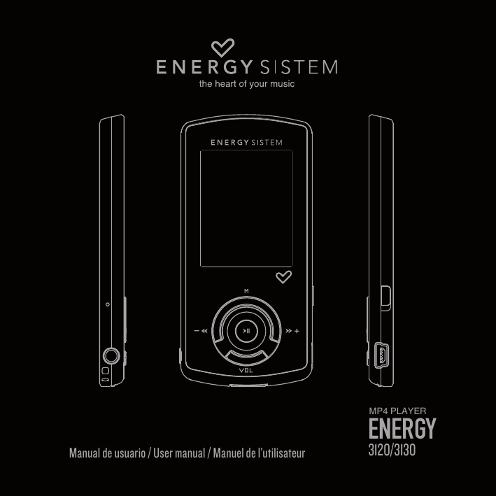 ENERGY SISTEM 3130, 3120 User manual ENERGY SISTEM 3130, 3120 User manual