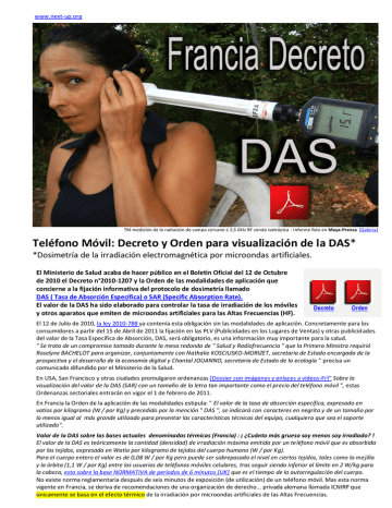 Teléfono Móvil: Decreto y Orden para visualización de la - Next-up Teléfono Móvil: Decreto y Orden para visualización de la - Next-up