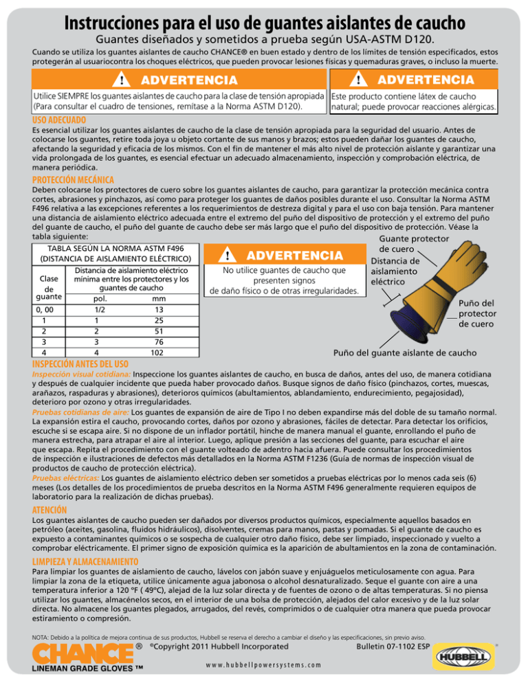 Hubbell 07-1102-esp Instructions Hubbell 07-1102-esp Instructions