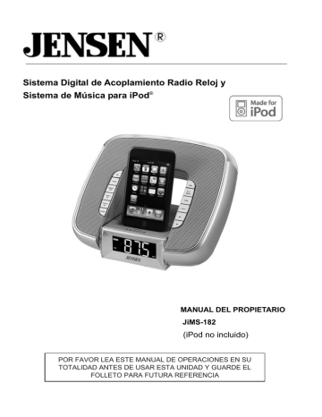 Sistema Digital de Acoplamiento Radio Reloj y Sistema de Música Sistema Digital de Acoplamiento Radio Reloj y Sistema de Música
