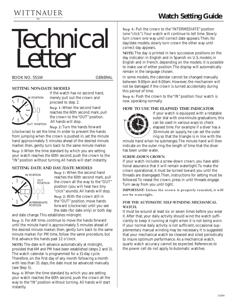 Technical Letter Technical Letter