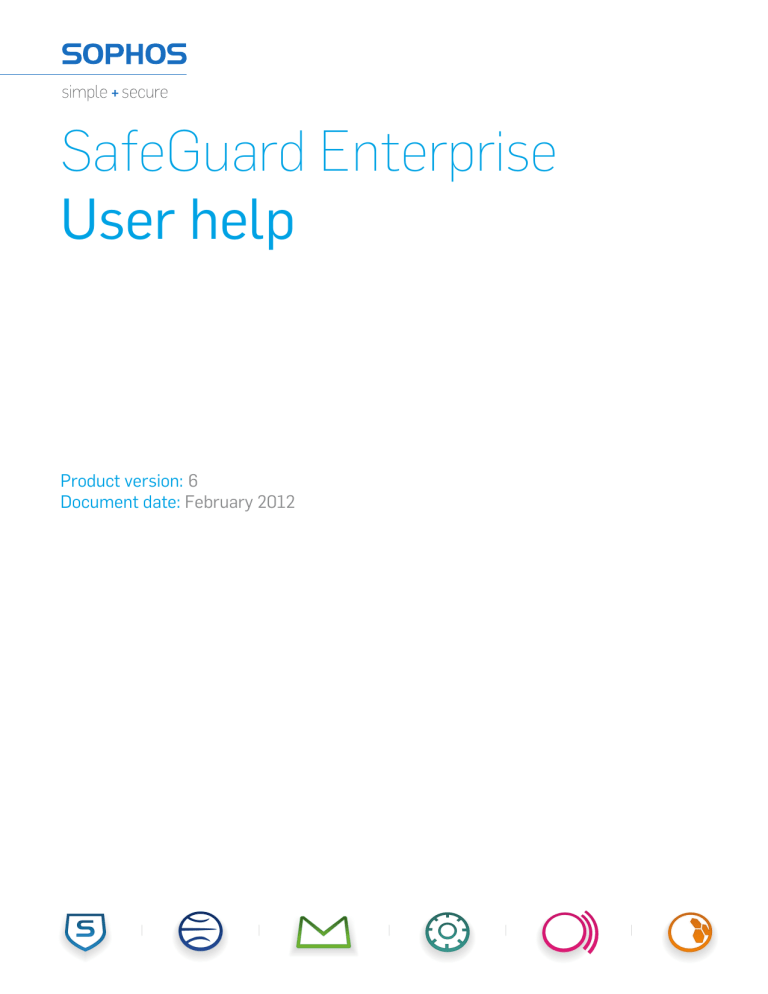 SafeGuard Enterprise User help SafeGuard Enterprise User help