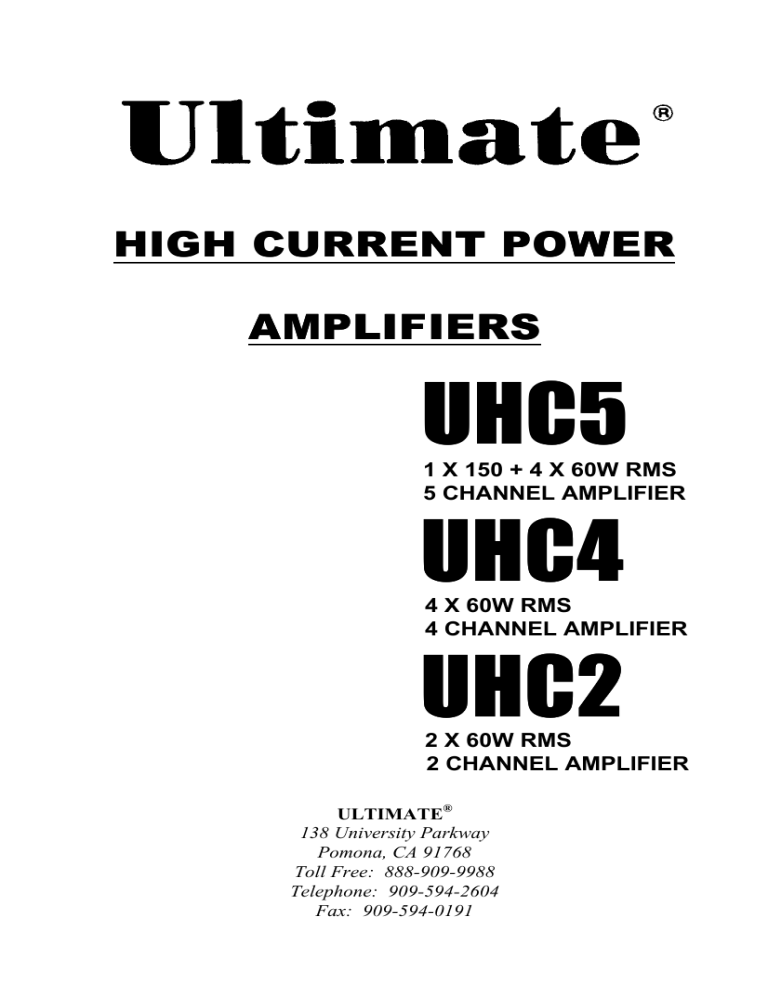 UHC5 UHC4 UHC2 - Ultimate Sound UHC5 UHC4 UHC2 - Ultimate Sound