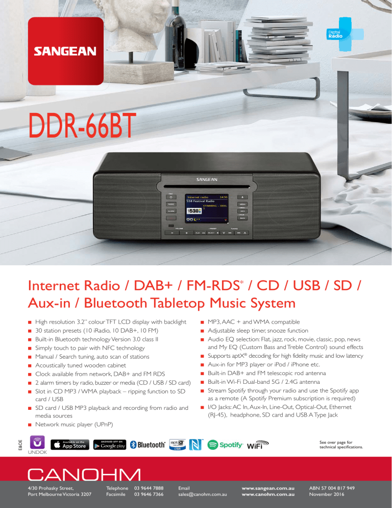 DDR-66BT DDR-66BT