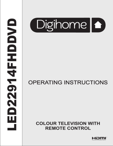 Digihome LED22914FHDVD Operating instructions | Manualzz Digihome LED22914FHDVD Operating instructions | Manualzz