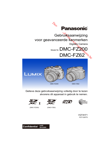 DMC-FZ62 - Vanden Borre DMC-FZ62 - Vanden Borre