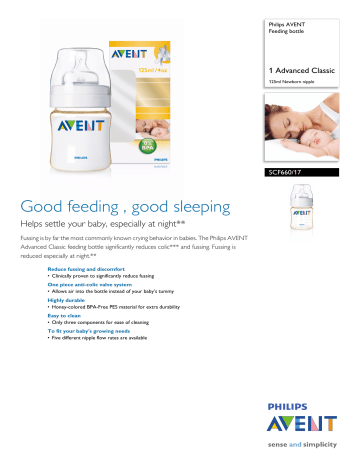 SCF660/17 Philips Feeding bottle SCF660/17 Philips Feeding bottle