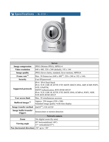 MPEG-4 Video resolution 640 x 480, 320 x 240 (default), 192 x 144 MPEG-4 Video resolution 640 x 480, 320 x 240 (default), 192 x 144