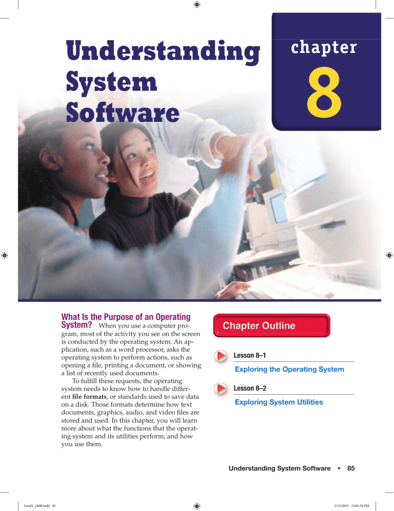 Understanding System Software Understanding System Software
