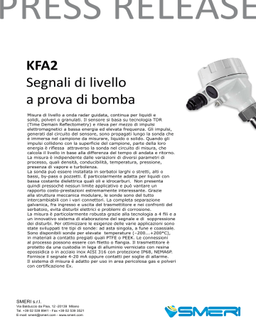 KFA2 Segnali di livello a prova di bomba KFA2 Segnali di livello a prova di bomba