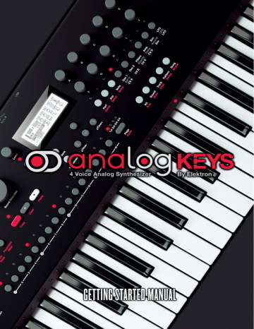Elektron Analog Keys Maintenance Instruction | Manualzz Elektron Analog Keys Maintenance Instruction | Manualzz