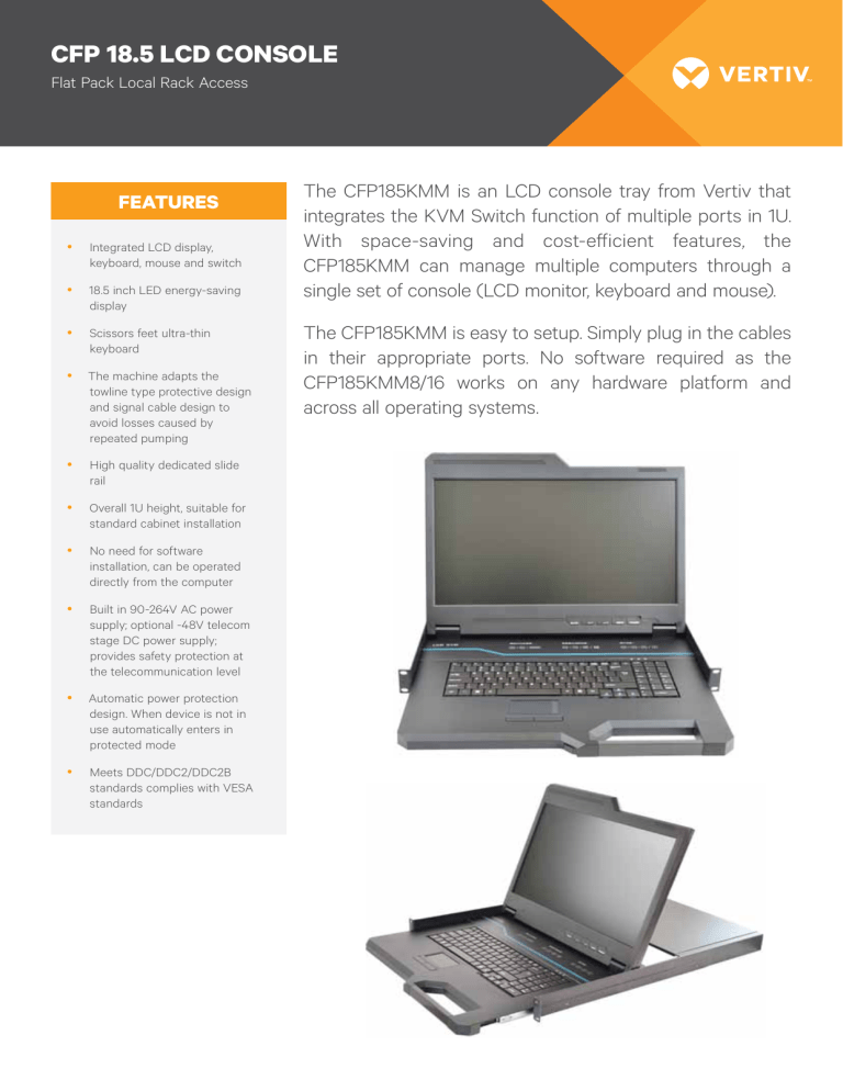 CfP 18.5 LCD ConsoLe CfP 18.5 LCD ConsoLe
