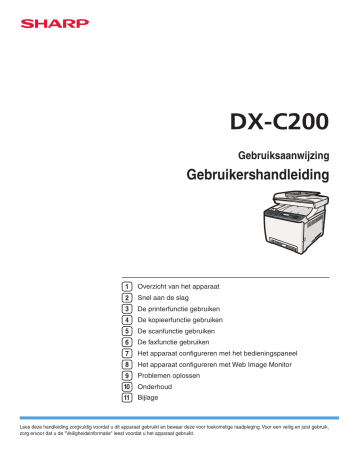 DX-C200 Operation-Manual NL DX-C200 Operation-Manual NL