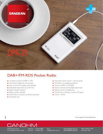 DPR-39 - Canohm DPR-39 - Canohm