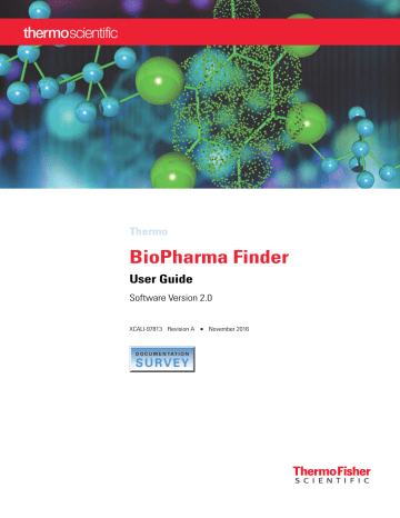 Thermo Fisher Scientific BioPharma Finder 2.0 User Guide | Manualzz Thermo Fisher Scientific BioPharma Finder 2.0 User Guide | Manualzz