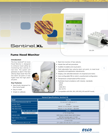 Fume Hood Monitor Manualzz