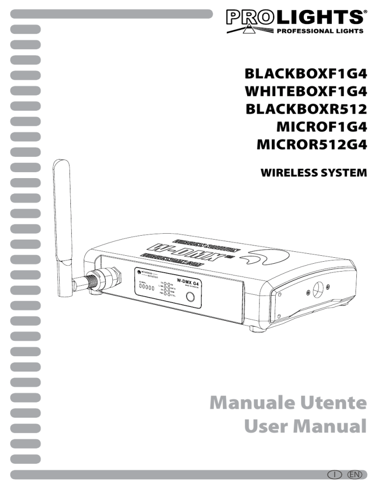 Manuale Utente User Manual Manuale Utente User Manual