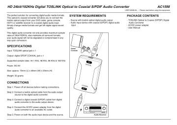 Manual AC1598 (POF-830-HB) Manual AC1598 (POF-830-HB)