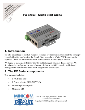 Minicom 0SU70033 User manual | Manualzz Minicom 0SU70033 User manual | Manualzz