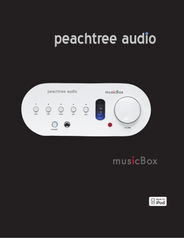Peachtree Audio musicBox Safety and Operating Instruction | Manualzz Peachtree Audio musicBox Safety and Operating Instruction | Manualzz