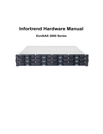 Infortrend EonNAS 3000 series Hardware manual | Manualzz Infortrend EonNAS 3000 series Hardware manual | Manualzz