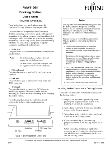 Fujitsu PenCentra 200 Manual | Manualzz