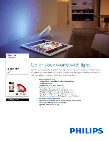 7299761PH Philips Table lamp 7299761PH Philips Table lamp