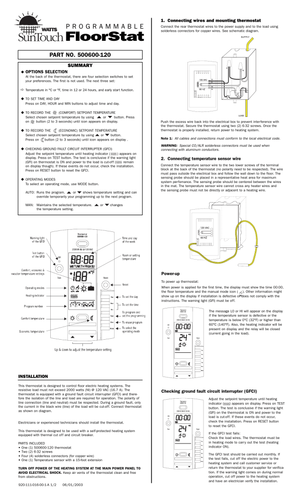Programmable English.qxd - Watts Water Technologies Programmable English.qxd - Watts Water Technologies
