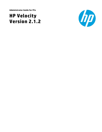HP Velocity for PCs Admin Guide HP Velocity for PCs Admin Guide