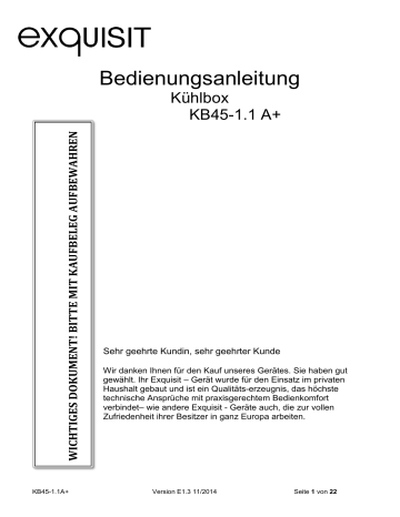 Bedienungsanleitung Bedienungsanleitung