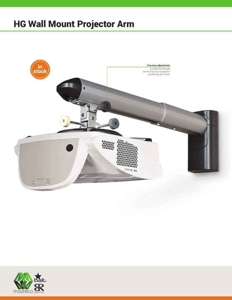 HG Wall Mount Projector Arm HG Wall Mount Projector Arm