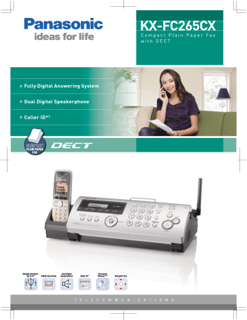 Panasonic KX-FC265 EN Panasonic KX-FC265 EN
