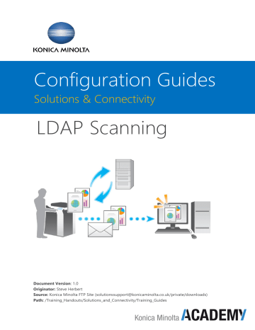 LDAP Scanning Configuration Guides LDAP Scanning Configuration Guides