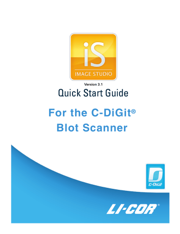 Image Studio Quick Start Guide for the C | Manualzz
