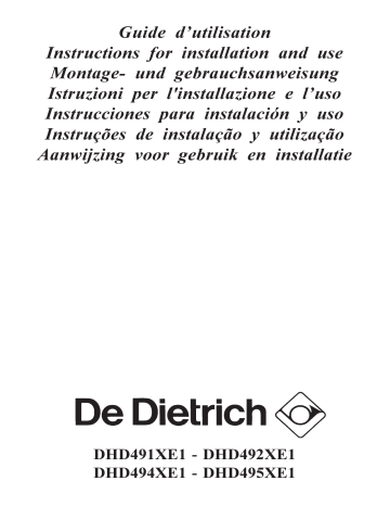 Guide d`utilisation Instructions for installation and use Guide d`utilisation Instructions for installation and use