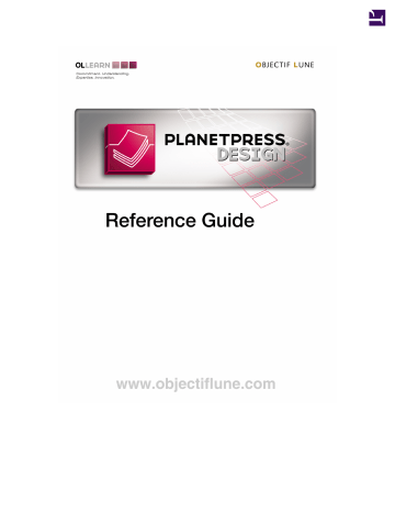 OBJECTIF LUNE PlanetPress Design 7.0 Guide | Manualzz OBJECTIF LUNE PlanetPress Design 7.0 Guide | Manualzz