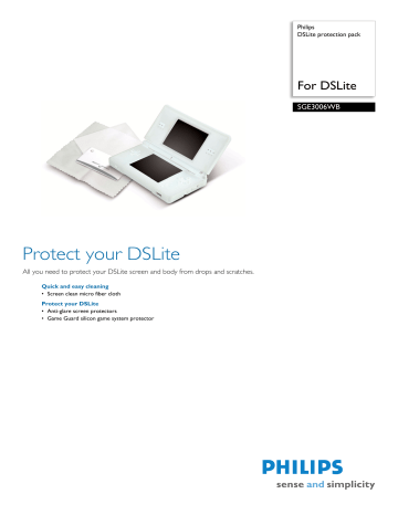 SGE3006WB/27 Philips DSLite protection pack SGE3006WB/27 Philips DSLite protection pack