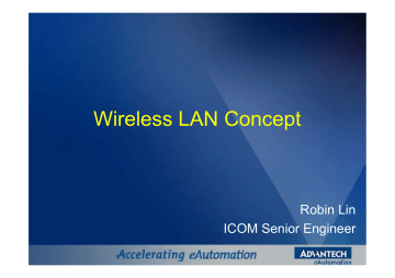 Wireless LAN Concept Wireless LAN Concept