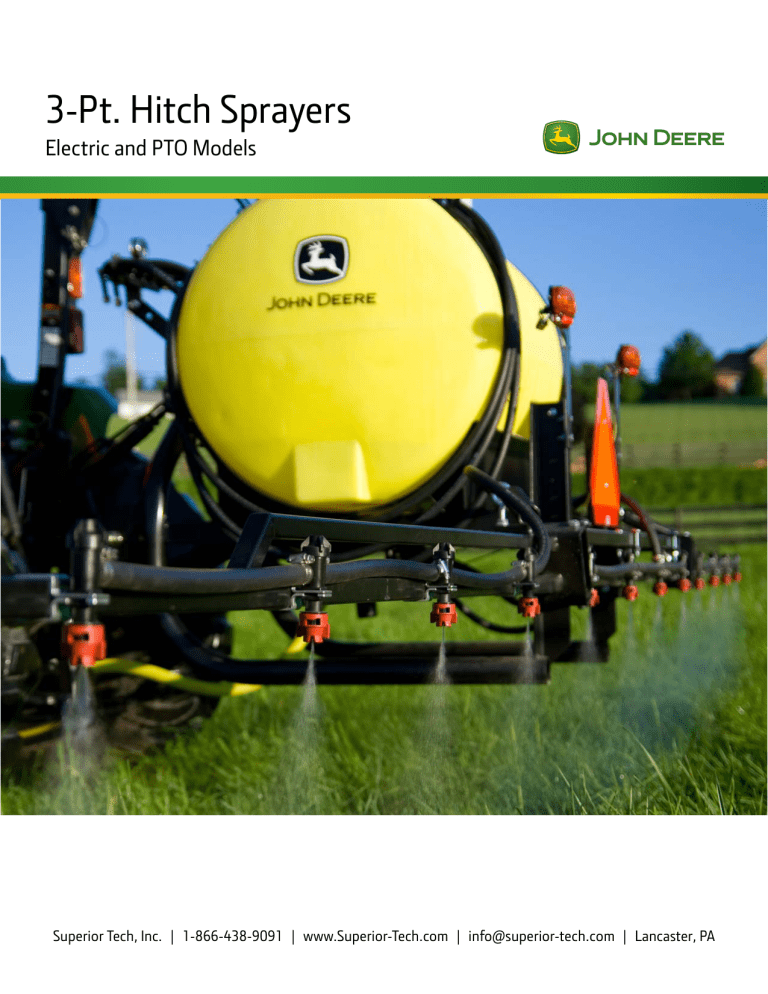 3-Pt. Hitch Sprayers - Superior-Tech 3-Pt. Hitch Sprayers - Superior-Tech