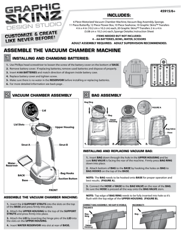 Mattel RoseArt Graphic Skinz Design Studio User manual Mattel RoseArt Graphic Skinz Design Studio User manual