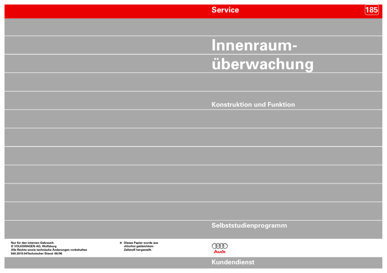 Innenraum- überwachung Innenraum- überwachung