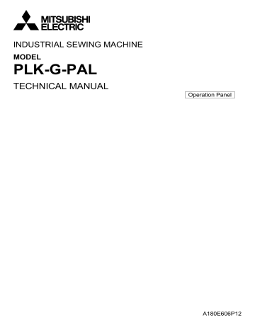 Mitsubishi Electric PLK-G-PAL Technical Manual | Manualzz