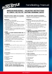 Autostyle DL UNK01 manual