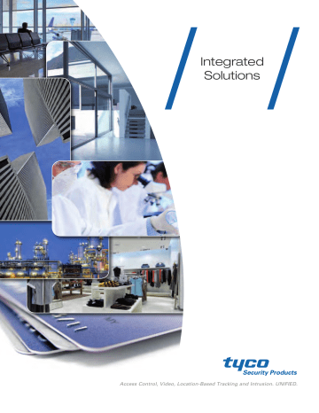 Integrated Solutions - Tyco Security Products Integrated Solutions - Tyco Security Products