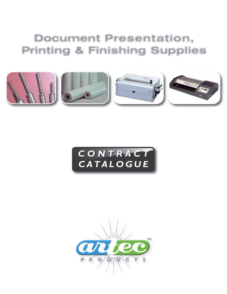 contract catalogue - Bespoke Ring Binders, Promotional Document contract catalogue - Bespoke Ring Binders, Promotional Document